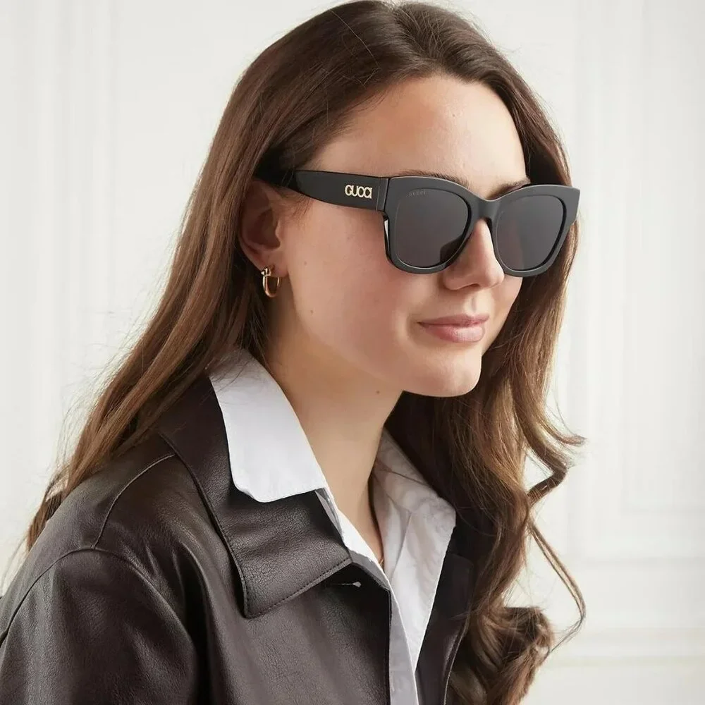 Gucci GG1789S Sunglasses – Black Square Frame Grey Lenses | Model GG1789S 001